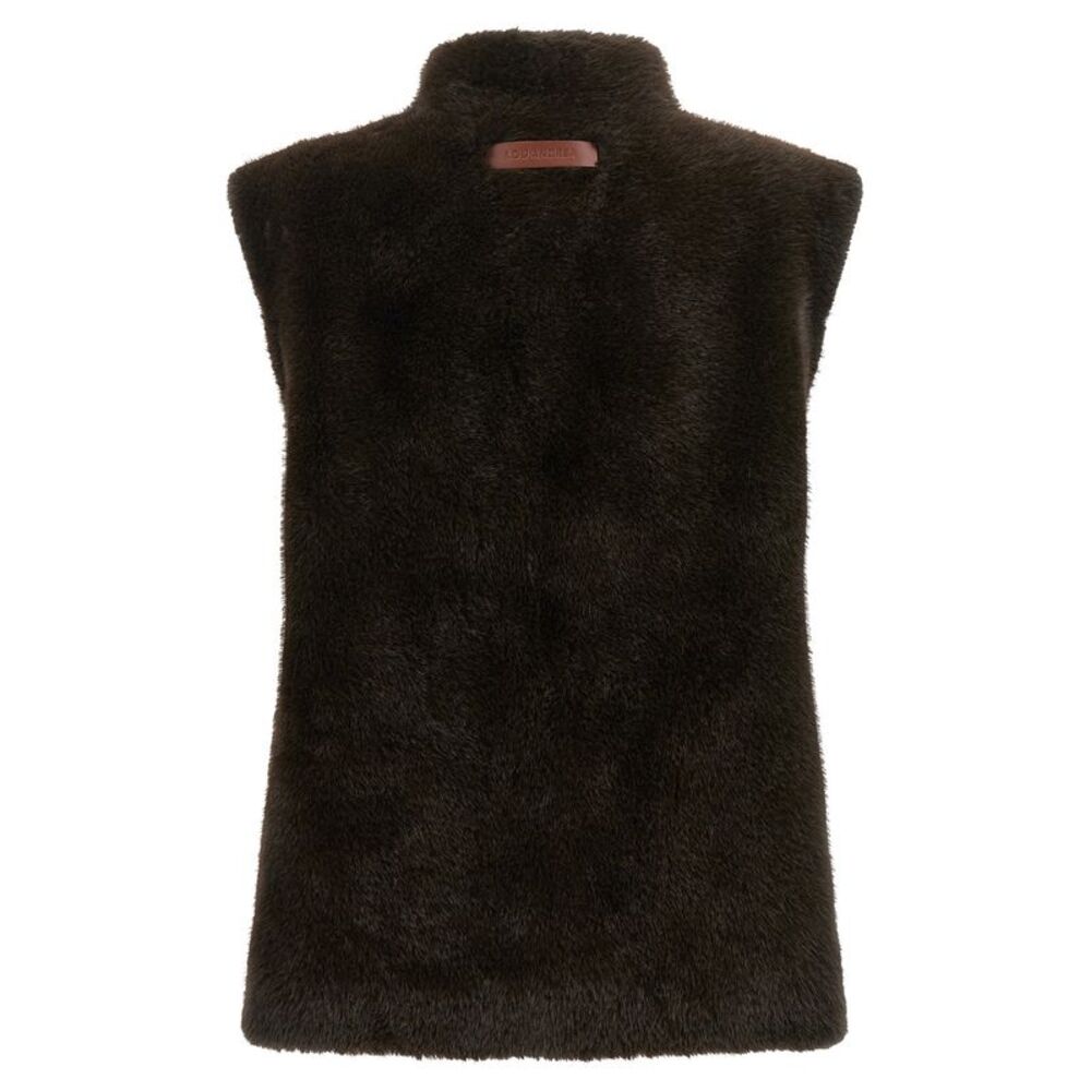 Lou Andrea Women Faux Fur Vest - Picture 2 of 5